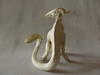 2014 sculpture, Ungulate Quadruped back polymer clay and oil 7x7x5in SOLD