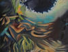 2015 T hole 16inx20in oil on canvas