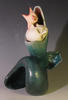 2013 sculpture, Leviathan, front 12inHx7inWx9inD